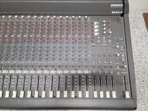 Mackie SR 24-4 VLZ Pro 24 Channel Mixer 24-4-2 4 Bus Mixing Console - Picture 4 of 10