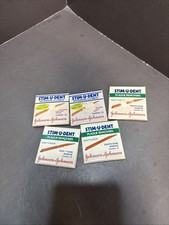 Stim-U-Dent Plaque Removers Mint 5 Packages of 25 By Johnson  Johnson
