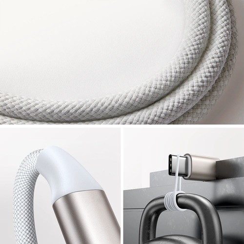 Ładowarka indukcyjna do smartwatcha USB-C 1,2 m Joyroom ładowarka biała - Zdjęcie 14 z 15