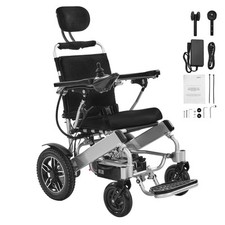 Uimoso Electric Wheelchair Reclining Foldable Mobility Wheelchair for Adults