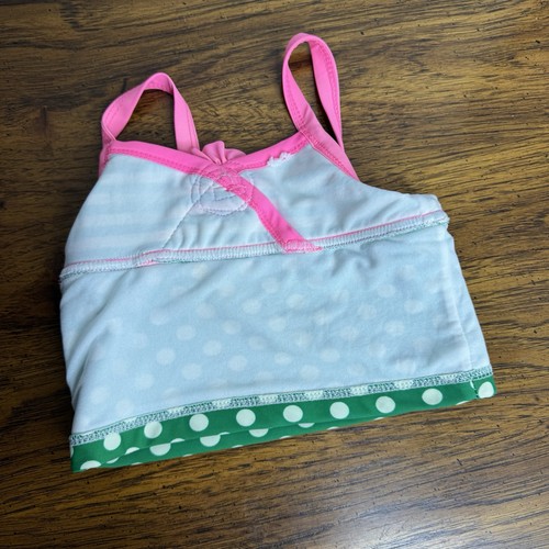 Circo grün rosa mit weißen PUNKTEN Schwimmoberteil Größe 2T Kleinkind Baby Tankini - Bild 3 von 9