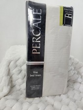 Image of King Size Extra Deep Fine Bed Linen Fitted Sheet Ivory