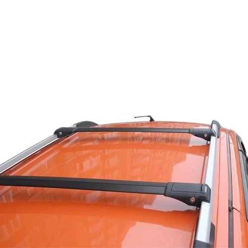 Barras transversales negras para portaequipajes Mitsubishi Montero Sport 1996-2008 Foto 2 de 4