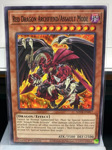 1st Edition YuGiOh Crimson King Structure Deck SDCK- Card ($2 + Order Required) - Picture 9 of 33