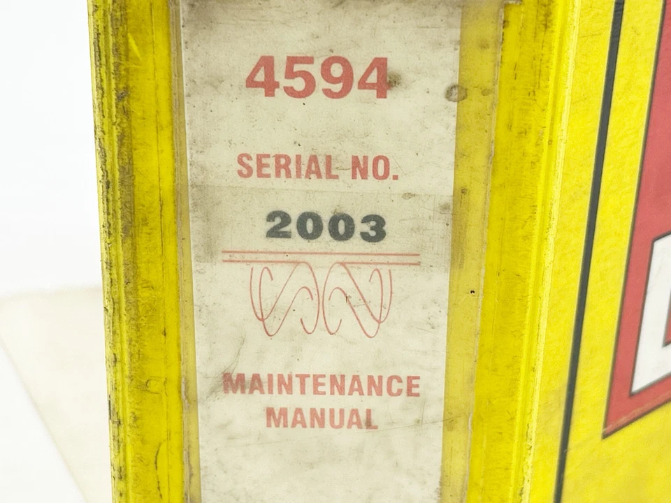 Manual de mantenimiento LeTourneau 4594 2003 Foto 2 de 4