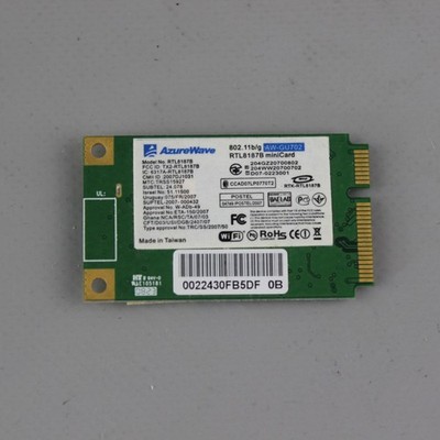 AzureWave RTL8187B Wireless WiFi Card Mini PCI-E 802.11bg NOTEBOOK