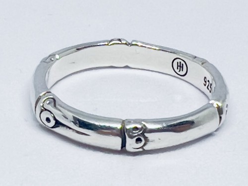 John Hardy 925 Sterling Silver Bamboo Collection Stackable Band Ring Sz 6.75 - Picture 3 of 11