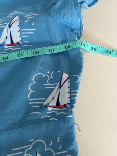 Seasalt Lottie Sail Boat Blue Cotton Lined Tea Dress 14 Knee Length Vintage Styl - Picture 14 of 14