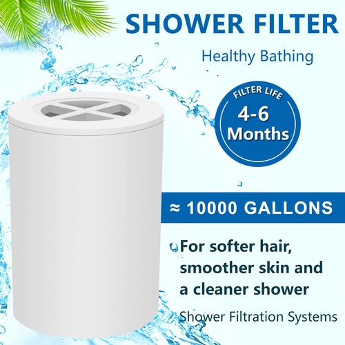 Filtro di Ricambio Acqua per Soffione Doccia,Compatibile con Afina A-01 Doccia He... - Foto 2 di 7