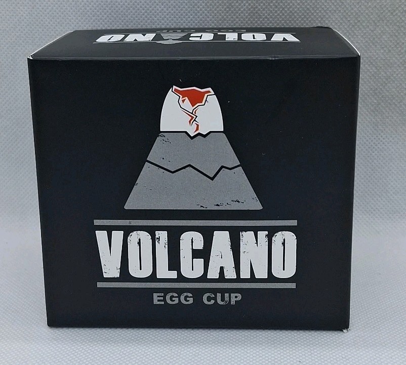 Volcano Eierbecher Gift Republic Vulkan Lava Eier Halter Berg Frühstück Ei