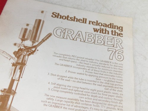 MECanized Progressive Shotshell Reloader 762R Grabber "Hustler" Hydraulic - Picture 2 of 14