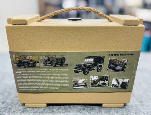 FMS Roc Hobby 1:12 Scale 1941 Willys Jeep MB Scaler Box Set - No Canvas Top - Picture 10 of 12