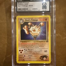GUINNESS WORLD RECORD Brock's Primeape 35/132 Gym Challenge 2000 