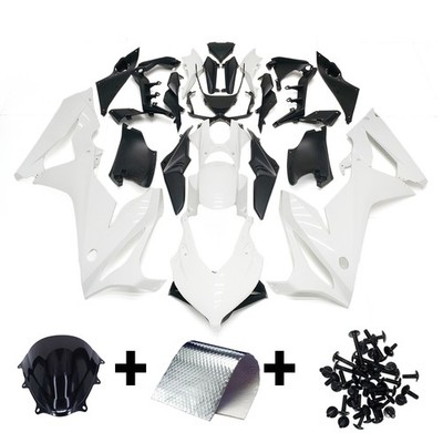 Unpainted White Fairing Kit for 2019 2020 Honda CBR650R 19 20 Injection Bodywork