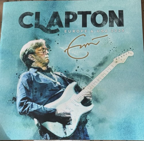 2025 ERIC CLAPTON OFFICIAL TOUR BOOK PROGRAM GUITAR ROCK N ROLL CONCERT MSG - Bild 1 von 4