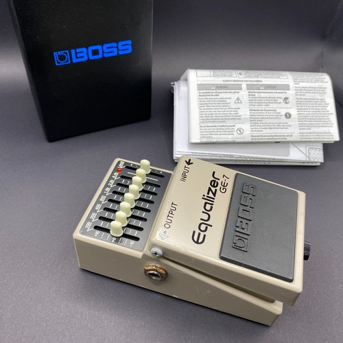 BOSS GE-7 Equalizer Pedal Fully Original w/ Box & Papers Vintag Ships from Japan - Picture 15 of 19