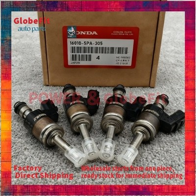 4X GENUINE OEM FUEL INJECTORS 16010-5PA-305 FOR ACCORD CR-V CIVIC 1.5L TURBO