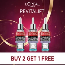 3 L'Oreal Paris Revitalift Derm Intensives Night Serum 0.3% Pure Retinol 1 fl oz
