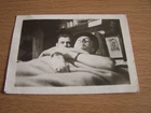 WW2 Military Soldiers in Bed Xmas Day Smoking Vintage Photo Shorty