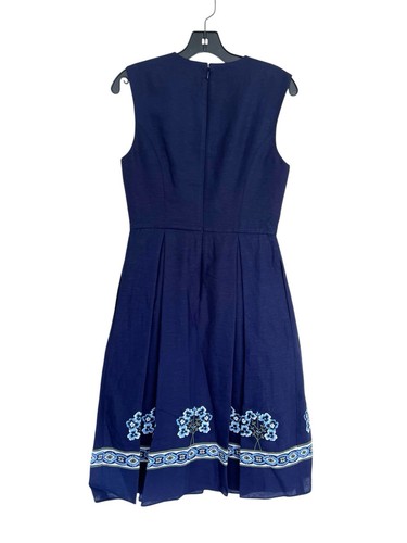 Sachin & Babi Christina Dress Womens 4 Pleated Floral Navy Blue  Knee Length - Picture 3 of 7