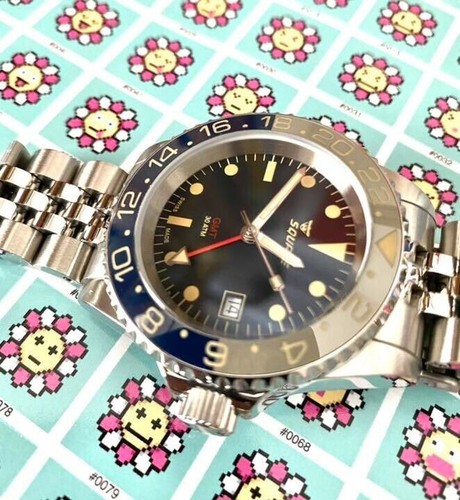 Squale 30 ATMOS Tropic GMT Ceramica Watch -1545, 40 mm Full Set - Picture 5 of 7