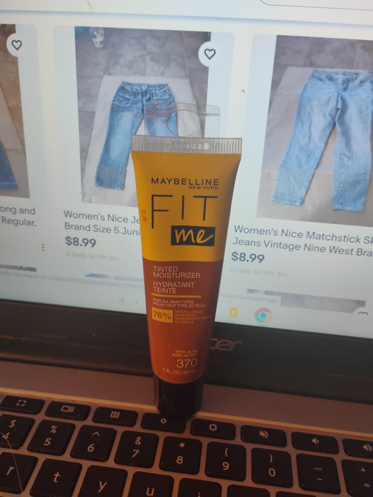 Maybelline Fit Me Tinted Moisturizer 1oz for All Skin Types #370 New