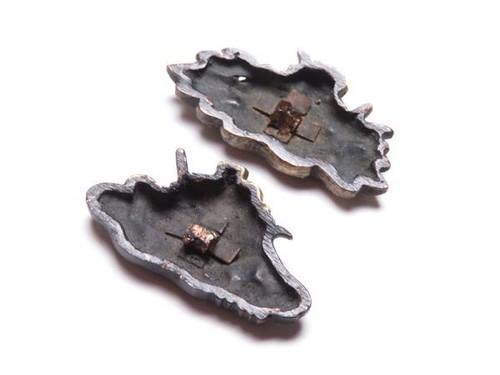 Edo Meiji period Japan antique shakudo Musha samurai Menuki No box sword katana  - Picture 8 of 8