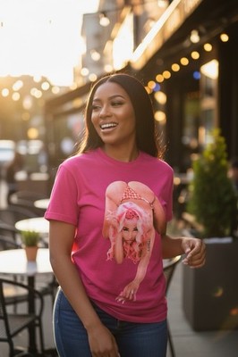 Nicki Minaj Super Freaky Girl Pink T-Shirt Rap Hip Hop Original Size S