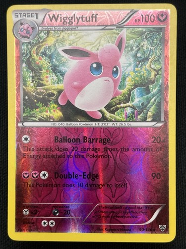 Wigglytuff - 90/146 - Rare - Reverse Holo Englisch Pokemon XY Base Set LP