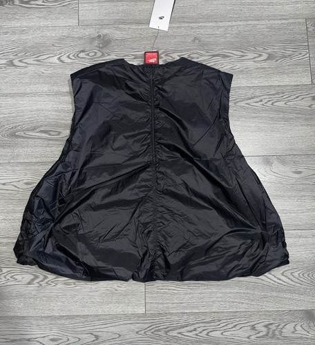 Nike Tech Men’s Woven Vest Gilet Black Loose Fit Medium HM4262-010 Lightweight - Picture 4 of 7