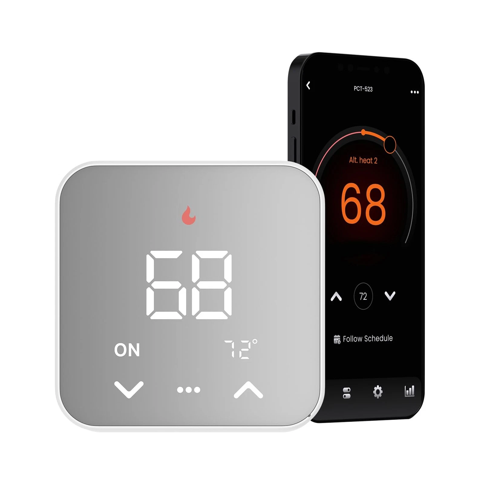 Smart Thermostats for Home, WiFi Thermostats Compatible with Alexa and Google...
