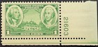 U.S. Scott #785, Stamp w/Plate #, Army Issue; Washington and Greene, F-VF, MNH — photo 1