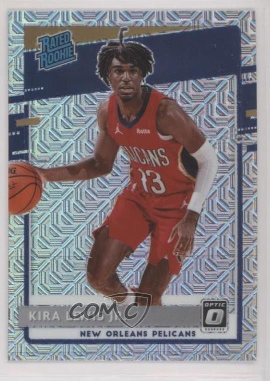 2020-21 Panini Donruss Optic Rated Choice Prizm Kira Lewis Jr #163 Rookie RC 0t2