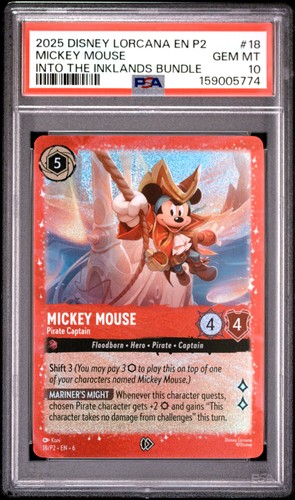 Mickey Mouse - Pirate Captain graded PSA 10 for sale on eBay