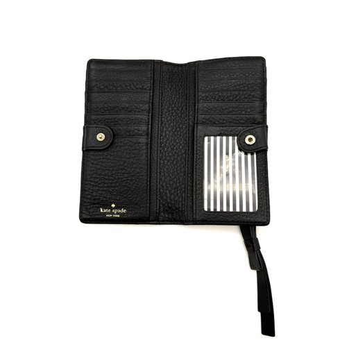Kate Spade Stacy Leroy Street Geldbörse Black Pebble Leather WLRU1894 - Bild 10 von 16
