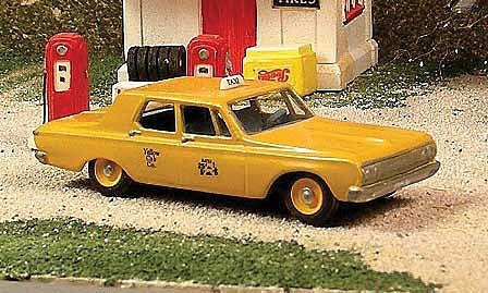 Sylvan Scale Models v264 HO Scale 1964 Plymouth Savoy Taxi - Resin Kit -- Undec - Foto 1 di 1