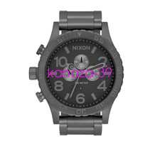 Nixon 51-30 Chrono - All Gunmetal  A1389-632-00 Chronograph Men's Watch  Genuine
