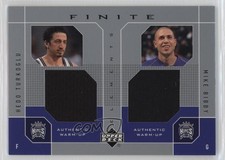 2002-03 Upper Deck Finite Elements Dual Warm-Ups Hedo Turkoglu Mike Bibby 1ql0