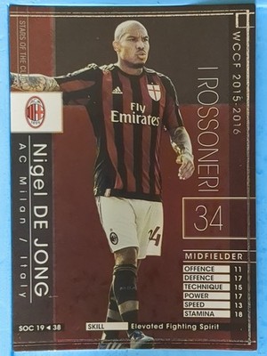 WCCF 2015-2016 SOC 19/38 Nigel de Jong Japan Gebraucht
