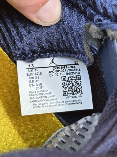 Air Jordan 5 Retro SP Michigan - Größe 13 - Bild 7 von 9