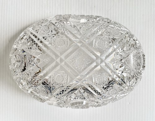 Antique Hawkes American Brilliant Cut Glass Crystal Bread Bowl 10.5” Low Dish - Picture 6 of 14