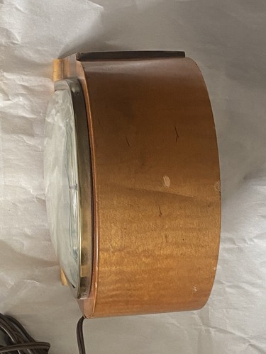 Reloj Estante Telechron Madera Estilo Eléctrico 5F51 Diseño Belle Kogan Funciona De Colección - Imagen 4 de 16