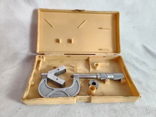 Scherr Tumico No. 971 Vee Micrometer V Mike W/standard 