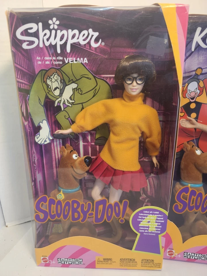 Raro Scooby-Doo Barbie & Ken Set: Daphne, Velma, Shaggy and Fred (2002) - Nuevo - Foto 2 de 4
