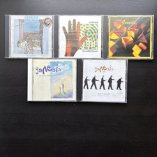 Genesis - We Can  t Dance/ Trespass/ Live/ Genesis/ Invisible Touch 5 CD LOT