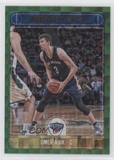 2017-18 Panini NBA Hoops Green 64/99 Omer Asik #162 7n6