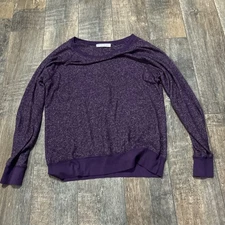 Womans American Able Size Medium Purple Long Sleeve Top