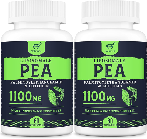 PEA Liposomiale 1100Mg – Palmitoiletanolamide Micronizzata Con Luteolina (Confez - Foto 9 di 12