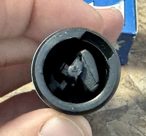 Rasoio uomo vintage blu magico doppio bordo viaggio retrattile NOS in scatola novità - Foto 6 di 7