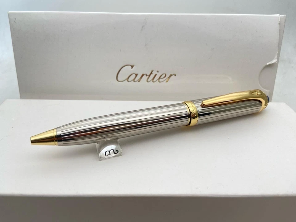 Impresionante caja de bolígrafos Cartier Santos De Cartier edición limitada especial Foto 2 de 2